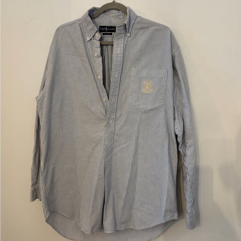 Ralph Lauren Blue Striped Shirt